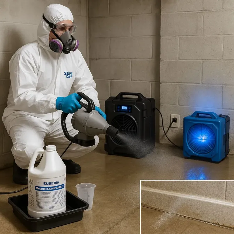 Sanitization and Odor Removal process in Livingston, LA